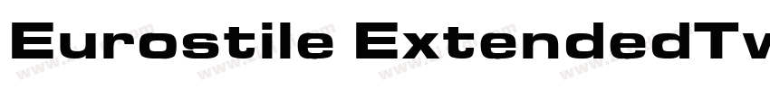 Eurostile ExtendedTw字体转换